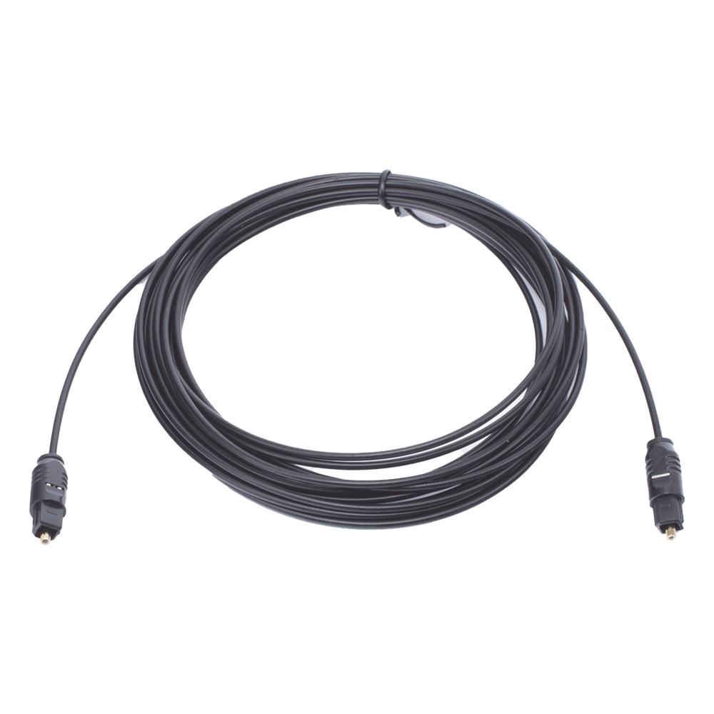 Cable Toslink de Fibra Óptica de 4.6m | Ideal para Mandar Audio Digital para Sistemas de Alta Calidad | Compatible con Amplificadores VSSL