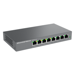 Switch de Red Administrable Capa 2 Lite / 8 Puertos Gigabit Ethernet / 4 Puertos PoE / VLAN / QoS / Snooping IGMP / Montaje en Pared y Escritorio / Compatible con GDMS