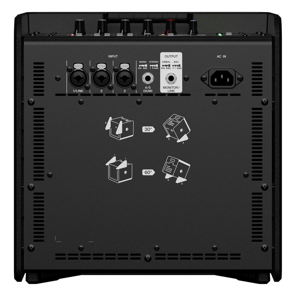 Sistema de Audio Portátil 180w | Altavoz 8" Coaxial | Consola de 5 canales | compatible con app Stagepas Controller | Incluye Batería Recargable
