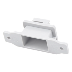 Aislador de Paso Gris Reforzado para Cercos Eléctricos / Aislamiento hasta 18 kV / Resistente a Clima Extremo / Polipropileno y Policarbonato