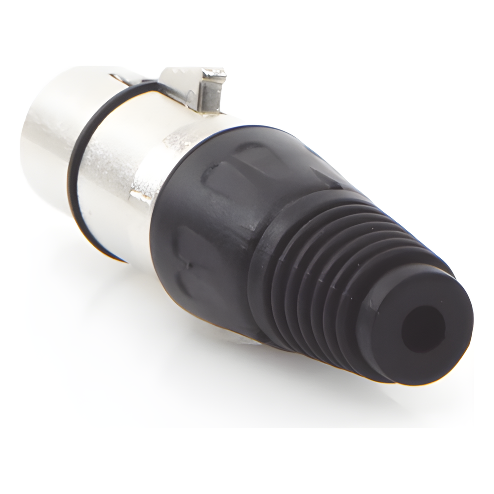 Conector XLR 3 Pines Hembra | Ideal para Conexiones de Micrófonos y Mezcladoras | Equipo de Audio Profesional