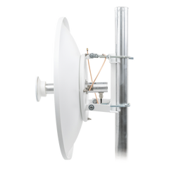 Antena Direccional de alto rendimiento / diámetro  de 60 cm / 4.9-6.4 GHz / Ganancia 30 dBi / SLANT de 45 ° y 90 ° / Ideal para 30 km / Conector N-Hembra / Montaje  y jumpers incluidos.