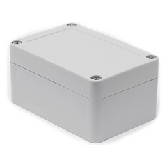 Gabinete Plástico para Exterior (IP65) de 100 x 68 x 50 mm Cierre por Tornillos.