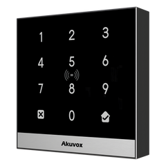 Teclado de Control de Acceso + Bracket de Instalación / Administración 100% en la Nube / Interfaz WEB / POE / Lector Prox 125 kHz / MIFARE 13.56MHz / NFC / APP Smart Plus / Control de 1 Puerta / PIN Para Visitas / IP65