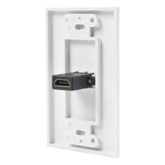 Placa de Pared 1 Puerto HDMI Hembra a Hembra