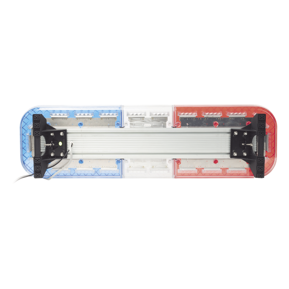 Barra de luces de 47" rojo/azul, 88 LED, con control de tráfico en color rojo/azul, ideal para equipar unidades de seguridad pública