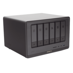 NAS UGREEN NASync DXP6800 Pro / Intel Core i5-1235U 10 Núcleos / 6 Bahías SATA + 2 M.2 NVMe / 2 Puertos Thunderbolt 4 / 2 Puertos 10GbE / 8K HDMI / PCIe 4.0 x4 / DDR5 Hasta 64GB / Compatibilidad Multiplataforma