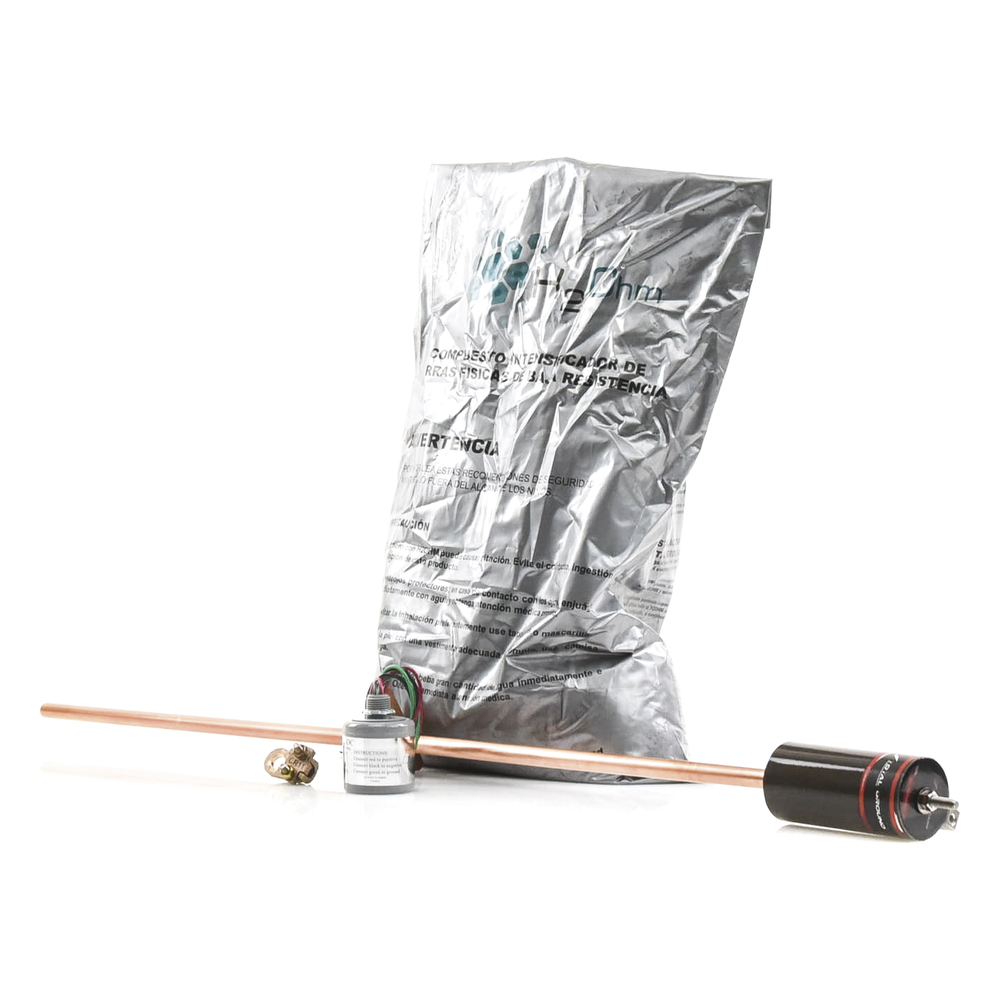 Kit de Tierra Física con Supresor de Descargas Atmosféricas en CD