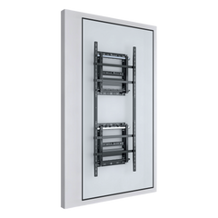 Soporte Estructural Modular para Pantallas | Altura Ajustable de 200 mm a 1600 mm | Ancho 600 mm | Profundidad 134 mm a 300 mm | Diseño Metálico| Compatible con Diferentes Tamaños de Pantallas |Soporta Formato Horizontal y Vertical.