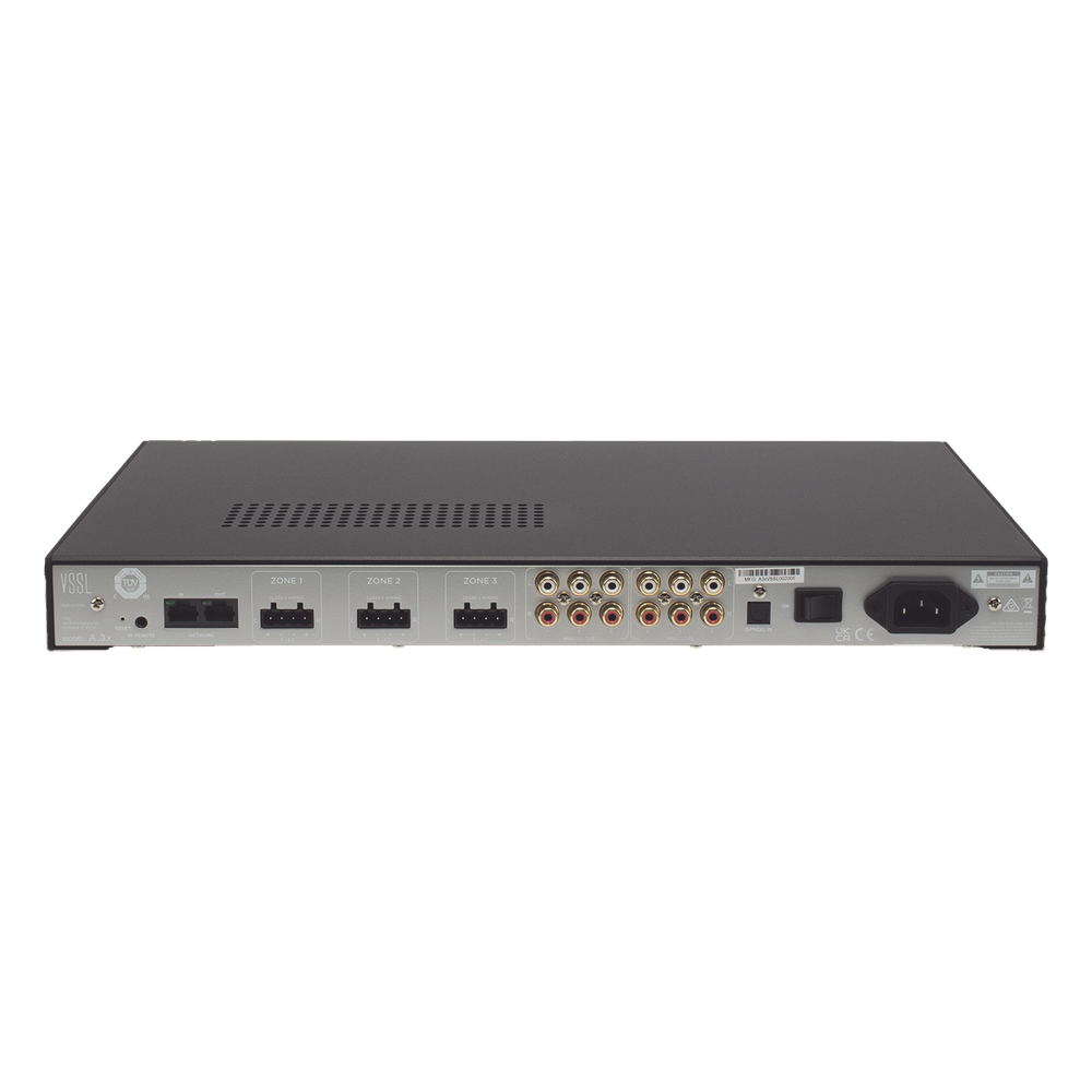 VSSL 3 zonas, 6x50W, con Chromecast, Alexa Cast, Airplay, Spotify Conn en cada zona - funciona con GoogleAsst