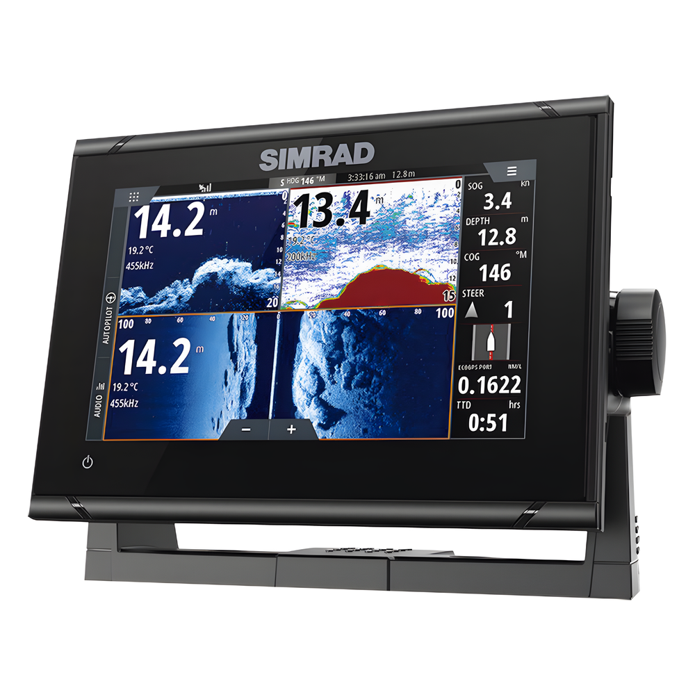Pantalla Náutica GO7 XSR / GPS Integrado / Sonar y Radar / Pantalla Táctil 7" / Conectividad Inalámbrica / Compatible con NMEA 2000® / SteadySteer™ Autopilot / FishReveal™ Technology