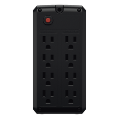 UPS de 750 VA/375 W, Topología Línea Interactiva, Entrada 120 Vca NEMA 5-15P, y 8 Salidas NEMA 5-15R, Puerto USB, Con Regulador de Voltaje (AVR)