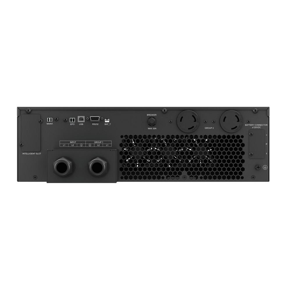 UPS SmartZone de 10000 VA/10000 W, Online Doble Conversión, Entrada 208/240 Vca Con Terminal L1+L2+G, Onda Senoidal Pura, 6 UR, Con 2 Tomas NEMA L6-30R y Terminal L1+L2+G