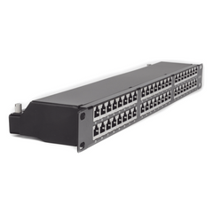 Panel de Parcheo de Impacto (110) Blindado de 48 Puertos Cat6A