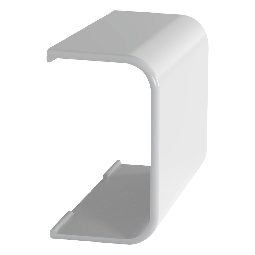 Unión recta, para uso con canaleta LD10, material ABS, Color Blanco