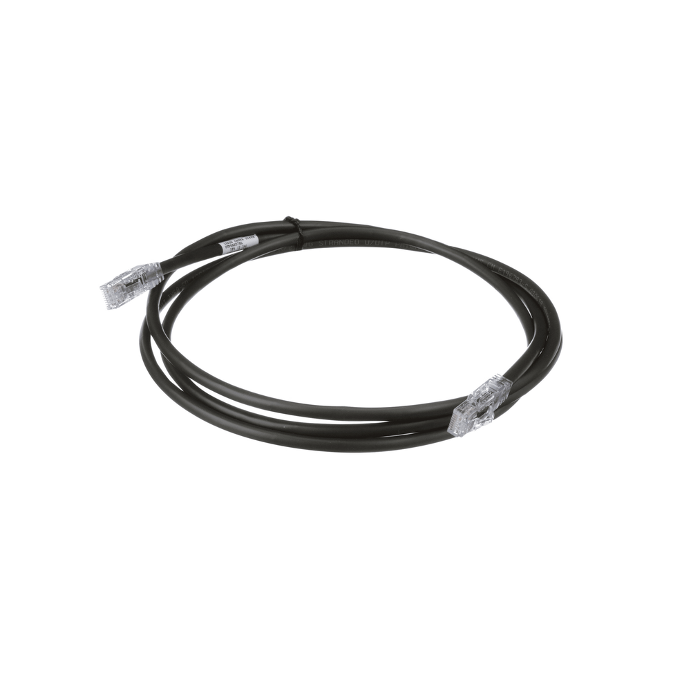 Cable de Parcheo UTP, Cat6A, 24 AWG, CM, Color Negro, 10.67 Metros (35 Pies)