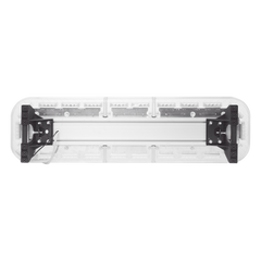 Barra de luces de 47" rojo/azul, 88 LED, con control de tráfico en color ámbar, ideal para equipar unidades de seguridad publica