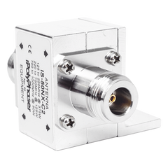 Protector Coaxial RF / 125-1000 MHz / 50 &Omega; / Conectores N Hembra / Ceja Lateral / 50 kA