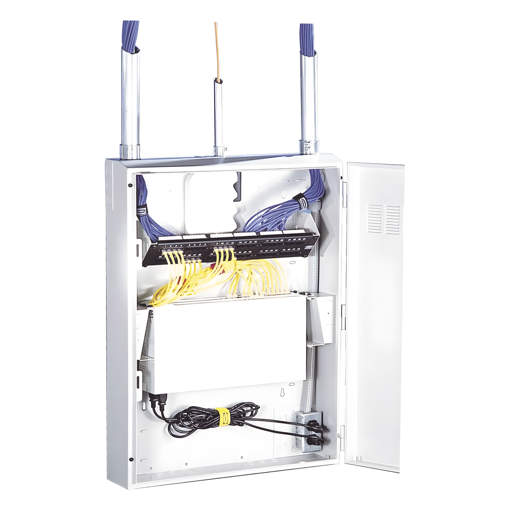 Gabinete Comercial REBOX 32.2" x 24.2 "x 10" / Profundidad 10"/  Preconfigurado /Color Gris Claro.