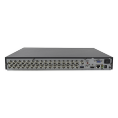 [Audio Bidireccional] DVR 32 Canales TurboHD + 8 Canales IP / 5 Megapixel Lite - 3K Lite / Acusense / Reconocimiento Facial  / Audio por Coaxitron / 2 Bahías de Disco Duro / H.265+ / Salida de Video en Full HD