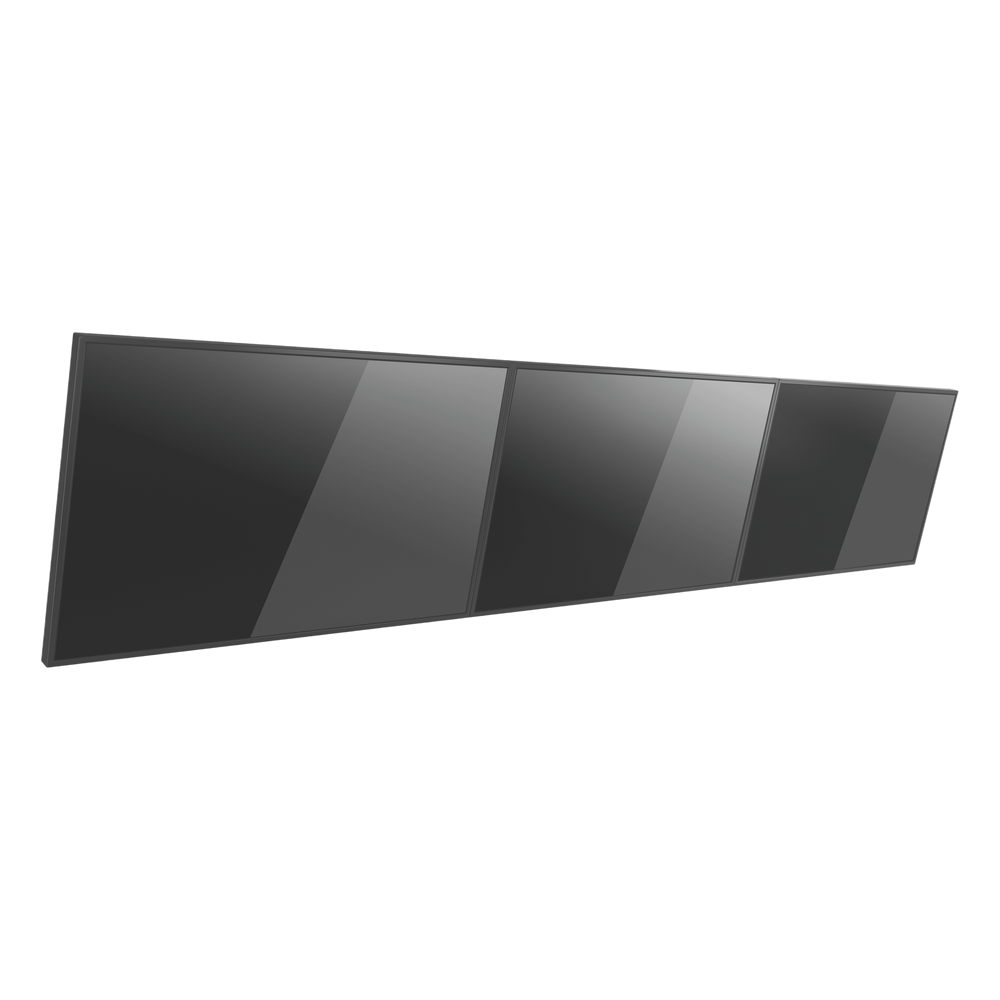 Soporte de Pared para TV / Riel Triple 400T / Capacidad 110 lbs (50 kg) / Compatible 32"-65" / VESA 100x100-600x400 mm / Ajuste Ángulo 5°-15° / Montaje Profesional