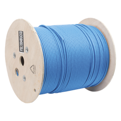 Bobina de Cable Blindado S/FTP de 4 Pares, Cat7, Inmune a Ruido e Interferencias, LSZH (Bajo Humo, Cero Halógenos), Color Azul, Bobina de 500 Metros (1640 Pies)