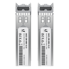 UFiber Módulo SFP, transceptor MiniGibic MultiModo 1 Gbps, distancia 550m, conectores LC, paquete de 2 piezas