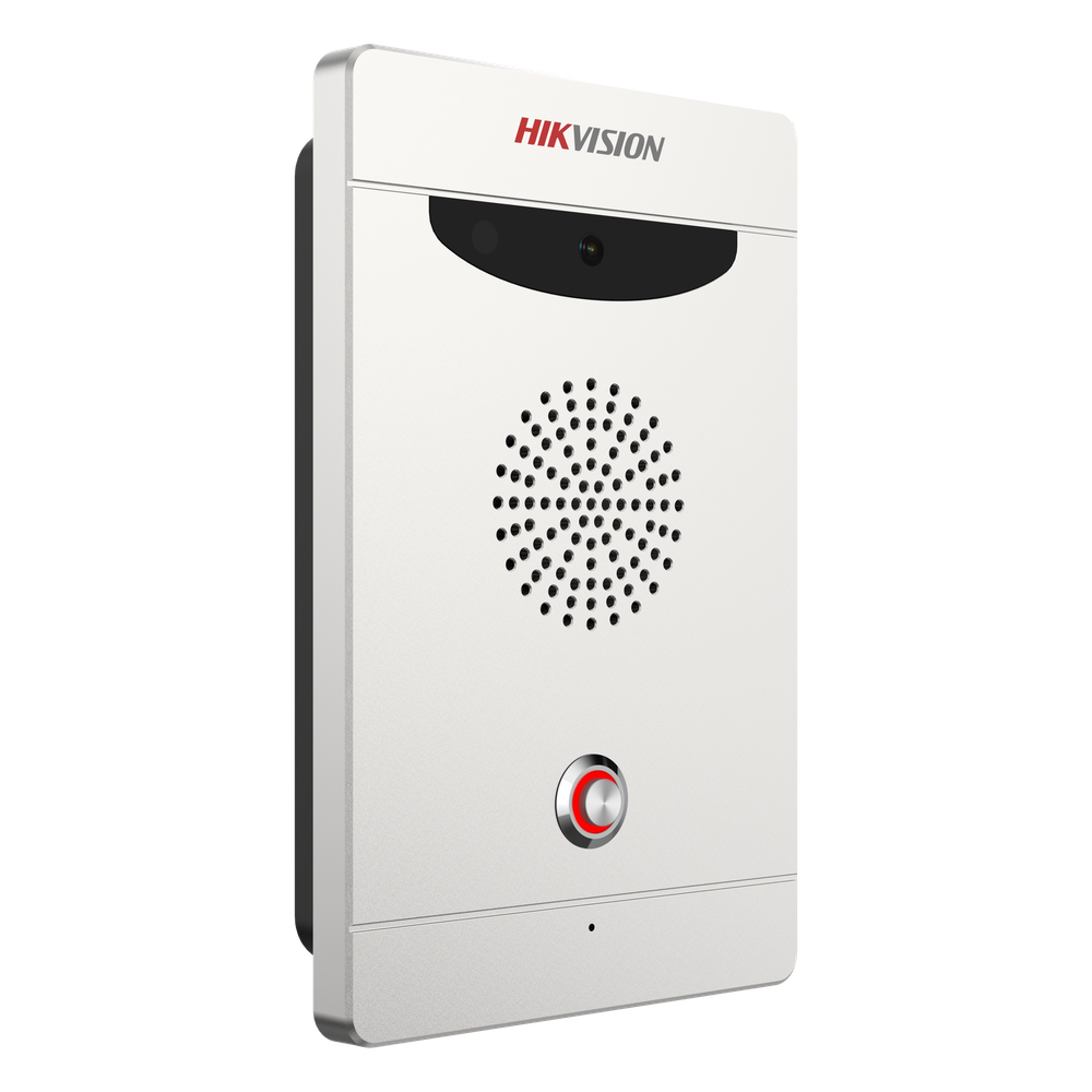 Estación de Alarma de Pánico con Video / Cámara 2 Megapixel / Audio Bidireccional / Alarma de Manipulación / PoE / IP65 / IK08 / Montaje en Pared o Empotrado