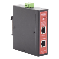 Splitter PoE IN hasta 90 W / Salida DC 12v/16V/24v o 48V / Carcasa metálica / Industrial soporte para riel DIN / Aplicaciones CCTV