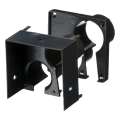 Tapa con 2 Salida a Tubo Corrugado de 1.5in (38mm), Para uso con Canaletas 4X4 FiberRunner™, Color Negro