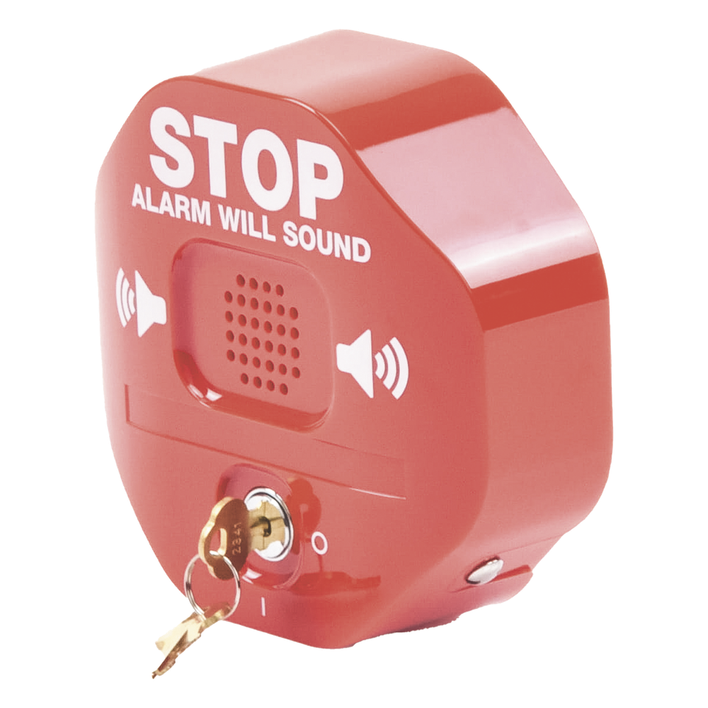 Alarma Multifunción Exit Stopper® para proteger puertas dobles (incluye contactos magnéticos)