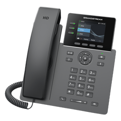 Teléfono IP Grado Operador / 3 Líneas / 12 Botones Virtuales Multiuso / Pantalla LCD 2.8 Pulgadas / Puertos Gigabit con PoE / Audio HD / Compatible con GDMS