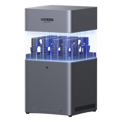 NAS UGREEN NASync DH4300PLUS  / 4 Bahías SATA / Procesador RK3588C 8 GB RAM / 2.5GbE Puerto / HDMI 4K / USB 3.2 Type-C / RAID 0/1/5/6/10 / Acceso Remoto UGREENlink