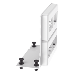 Patch Panel de 8 Puertos Mini-Com, Para Uso con Gabinetes Multipropósito, de Instalación a Presión, Color Blanco