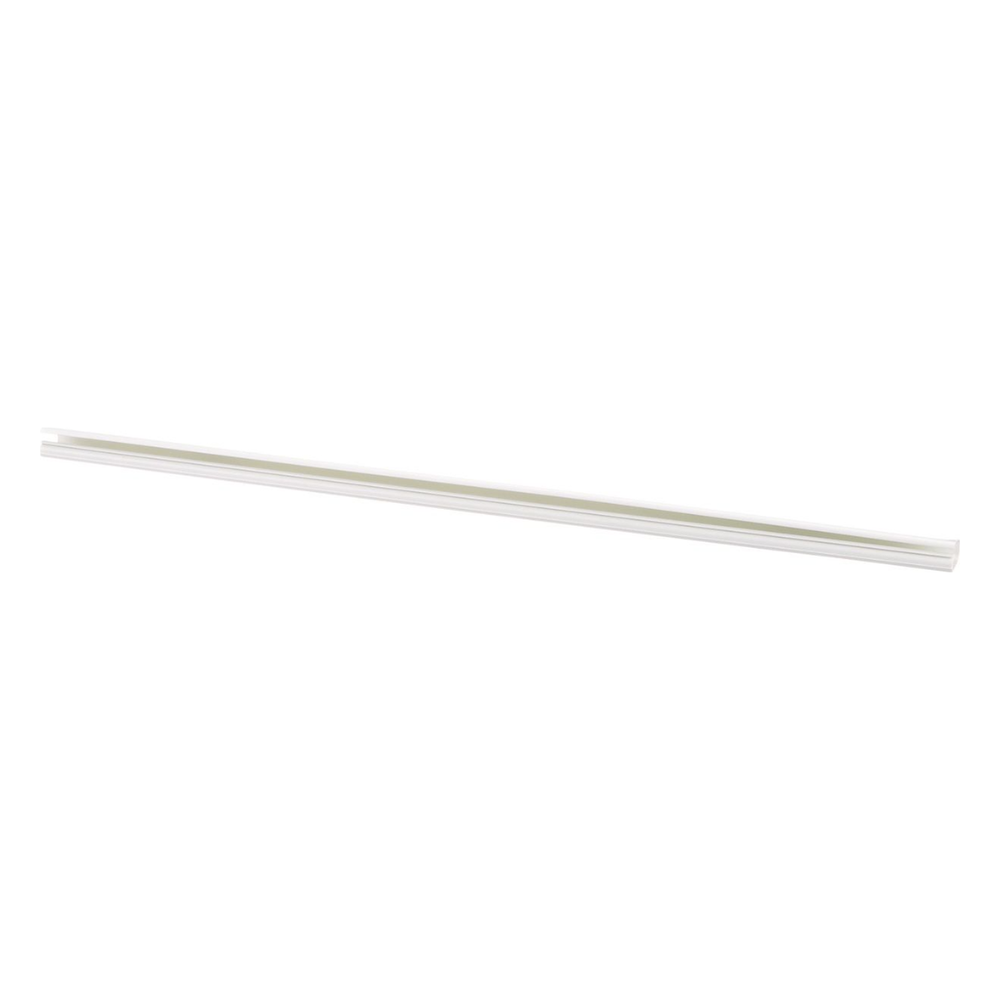 Canaleta LD5 de PVC rígido, con cinta adhesiva para instalación sin herramientas, 26 x 15 x 1828.8 mm, Color Blanco