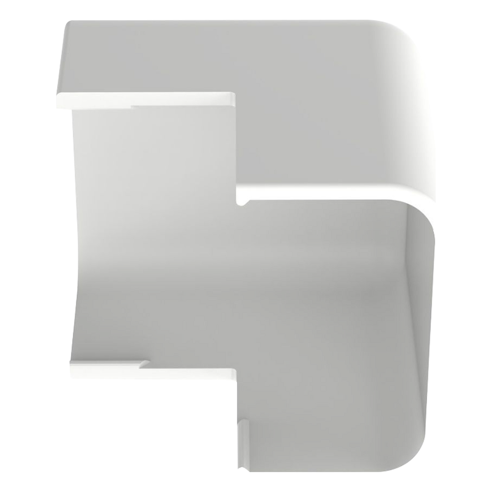 Esquinero exterior, para uso con canaleta LD10, material ABS, Color Blanco