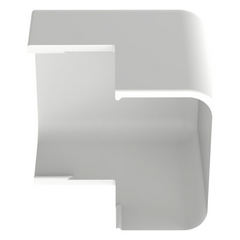 Esquinero exterior, para uso con canaleta LD10, material ABS, Color Blanco