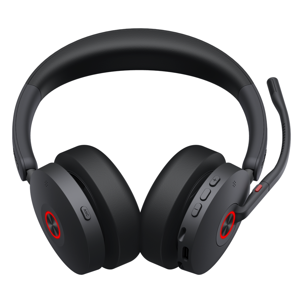 Auriculares estéreo Yealink BH74 edición MS / Bluetooth 5.3 con adaptador USB C&A / Cancelación activa de ruido / 65 horas de reproducción de música