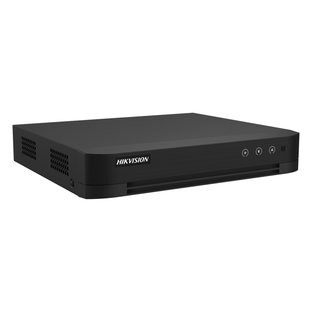DVR 4 Canales TURBOHD + 2 Canales IP / 5 Megapixel Lite - 3K Lite / Audio Bidireccional  / ACUSENSE (Evista falsas alarmas) / 1 Bahía de Disco Duro / Salida de Video en Full HD