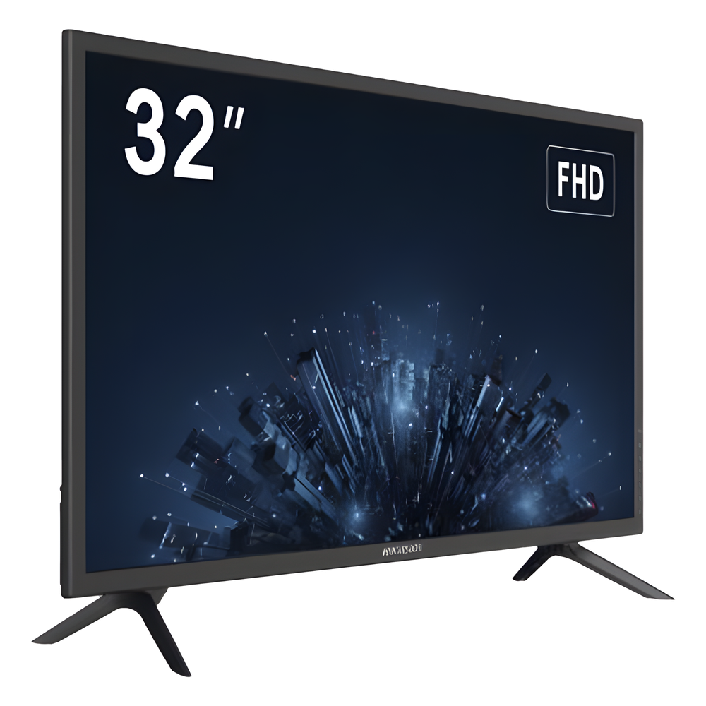 Monitor LED 32" / 2 Altavoces Potentes / Ángulo de Visión 178° / Entradas HDMI y VGA / Uso 24-7 / Montaje VESA (100 X 100) / Calibración Inteligente de Imagen