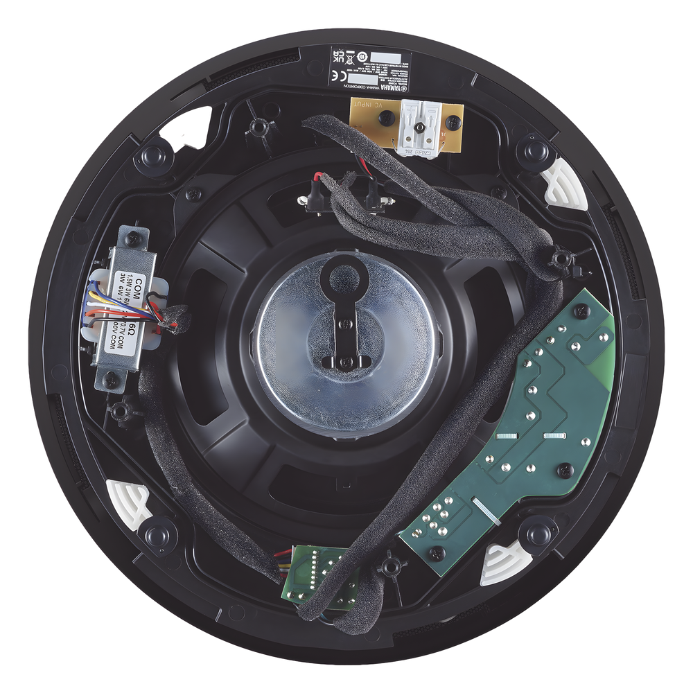Altavoz de Plafón | 8in woofer,1in tweeter | Baja y Alta Impedancia | Color Negro