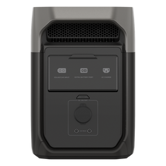 Estación de Energía Portátil Delta 3 1024Wh Litio LFP / 6 AC 1800 W (Max. 2600W con X-Boost) / 4 USB-C 100W / Capacidad para Aumentar Respaldo / Cargador de Coche 10A a 12.6V / Conectividad WiFi y Bluetooth (App) / Carga Solar 500W Ma