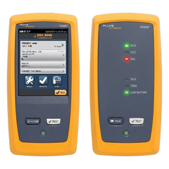Certificador DSX-8000 para Cable de Cobre Cat5e, Cat6, Cat6A y Cat8, Con Módulos OLTS Quad CertiFiber Pro, Con WiFi Integrado y Pantalla LCD de 5.7 Pulgadas (14.48 cm), Versión Internacional