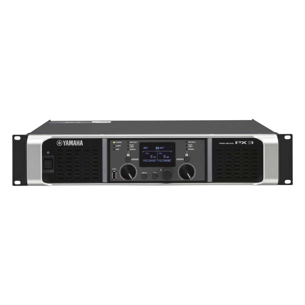 Amplificador de audio Clase D | 300 W x 2 a 8&Omega; | 500 W x 2 a 4&Omega;. | Baja Impedancia | Procesamiento Inteligente