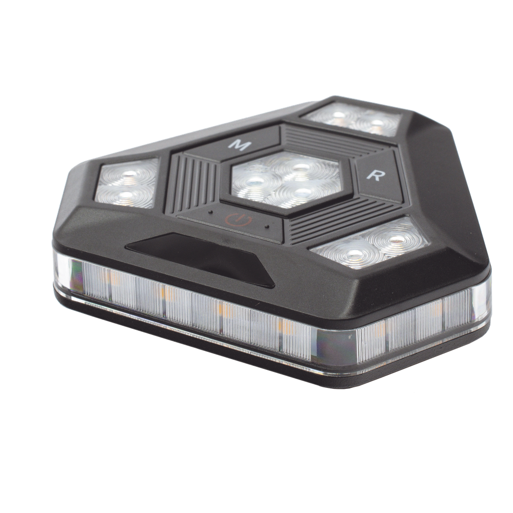 Luz Auxiliar Ámbar Ultra Brillante Para Automóviles, Motocicletas y Bicicletas Con Montaje Magnético