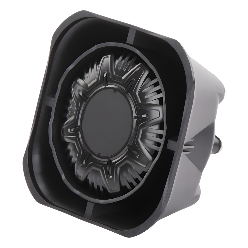 Bocina Compacta de Uso Rudo, 100 Watts de Potencia, Ideal Para Vehículos de Encubierto, Montaje Universal, 11 Ohms de Impedancia