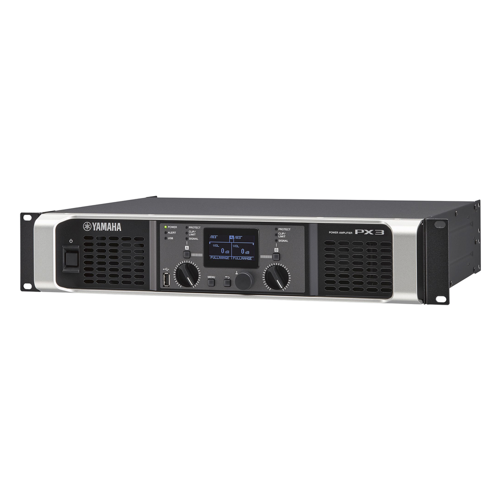 Amplificador de audio Clase D | 300 W x 2 a 8&Omega; | 500 W x 2 a 4&Omega;. | Baja Impedancia | Procesamiento Inteligente