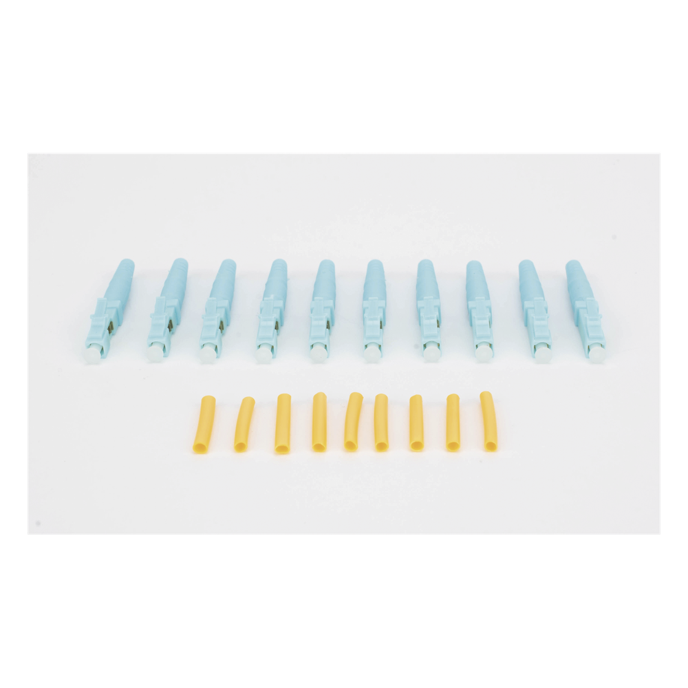 Conector de Fibra Óptica Pre-pulido Re-terminable Multimodo LC/UPC 900um, 2.0 mm, 3.0 mm (Paquete 10 Piezas)