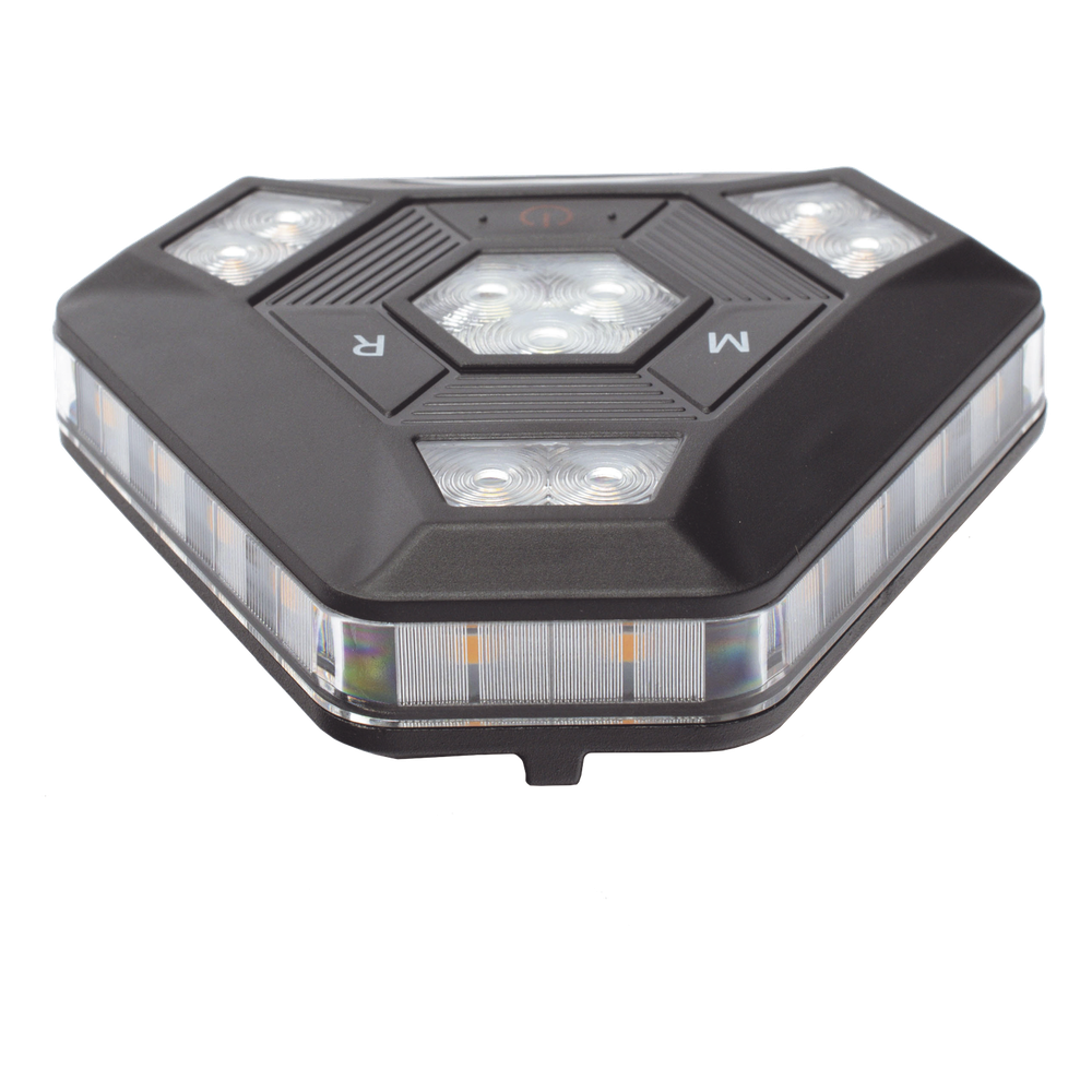 Luz Auxiliar Ámbar Ultra Brillante Para Automóviles, Motocicletas y Bicicletas Con Montaje Magnético