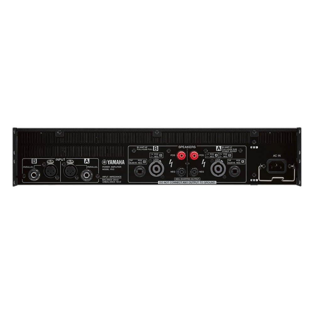 Amplificador de audio Clase D | 300 W x 2 a 8&Omega; | 500 W x 2 a 4&Omega;. | Baja Impedancia | Procesamiento Inteligente